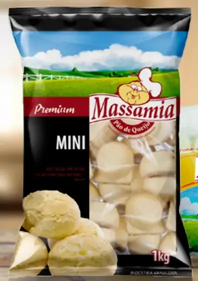 Pao De Queijo Massamania Cong Mini 1kg
