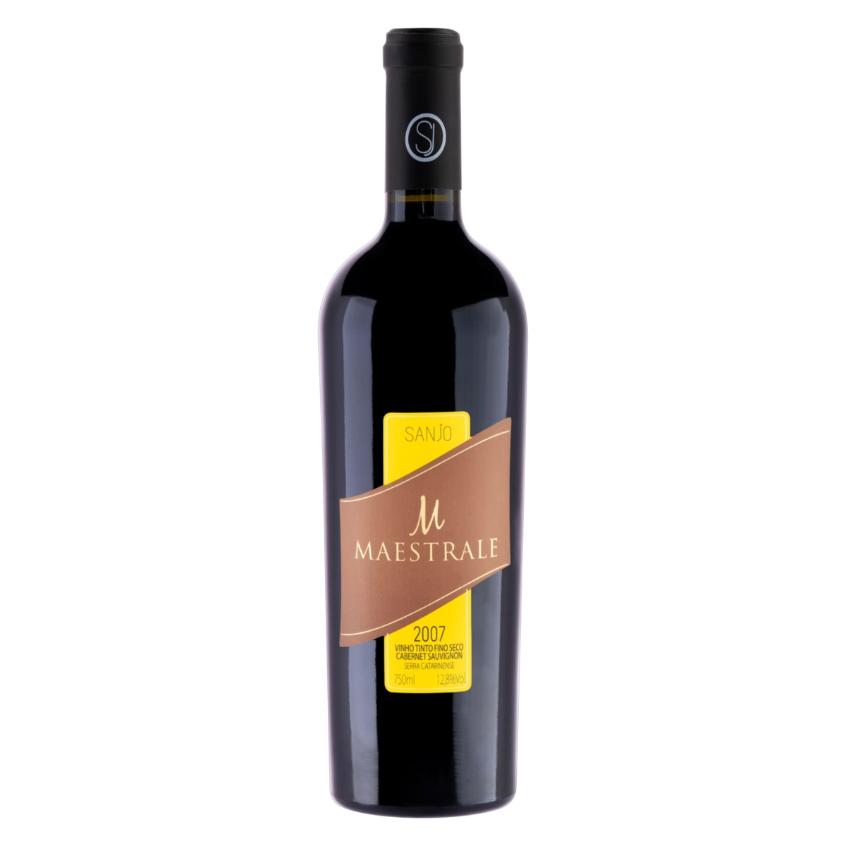 Vinho Brasileiro Tinto Seco Maestrale Sanjo Cabernet Sauvignon Serra Catarinense Garrafa 750ml