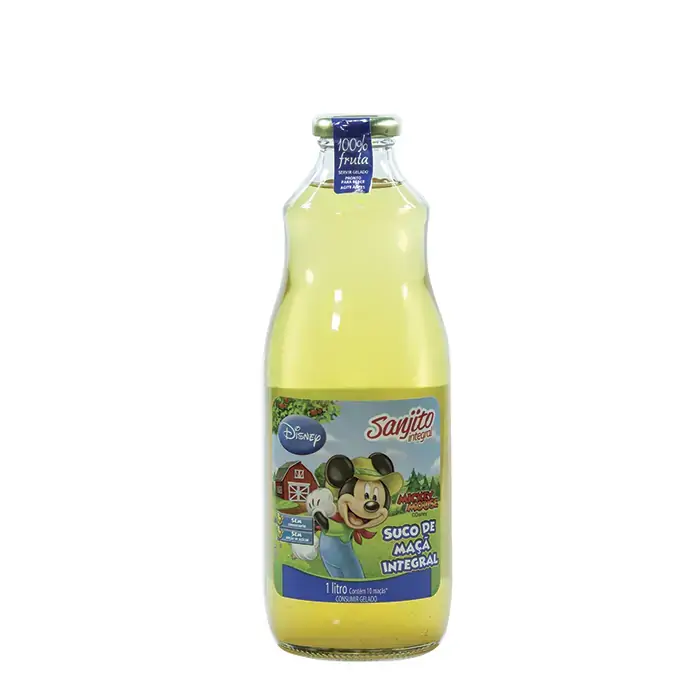 Suco Integral Maçã Sanjo Garrafa 1l