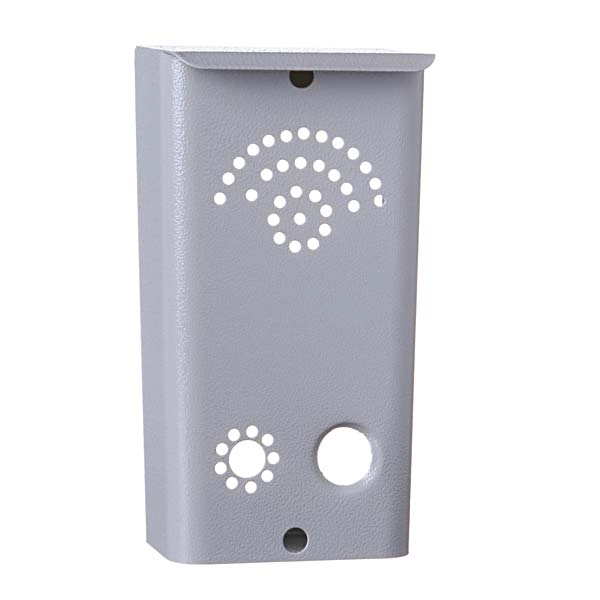 Protetor para Vídeo Porteiro Ferro Branco F8 2RM
