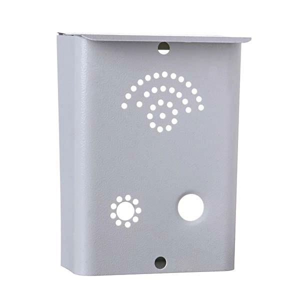 Protetor para Vídeo Porteiro Ferro Branco F9 2RM