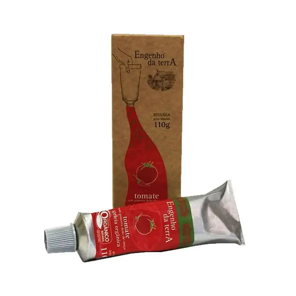 Geleia De Tomate Com Pimenta Dedo De Moça Engenho Da Terra 110 G Bisnaga