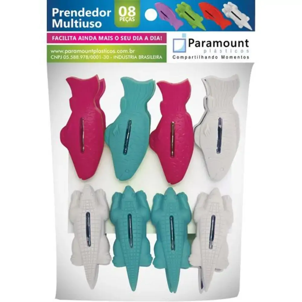 Prendedor Multiuso Paramont C/8unidade