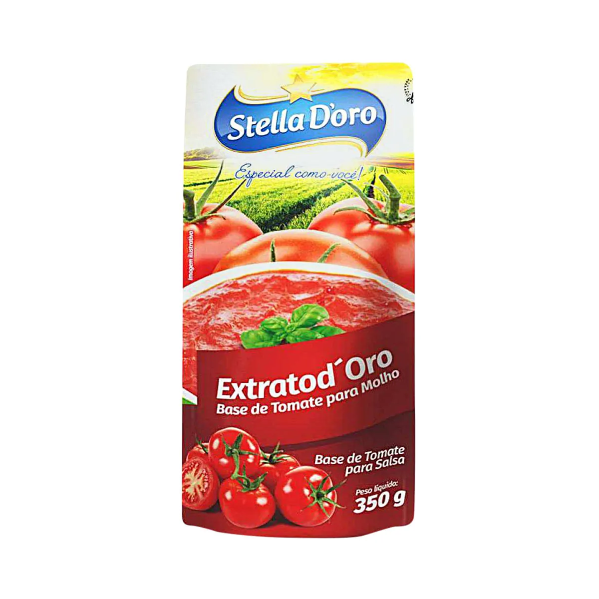 Extrato De Tomate Stella Doro Extratod’oro Sachê 340g