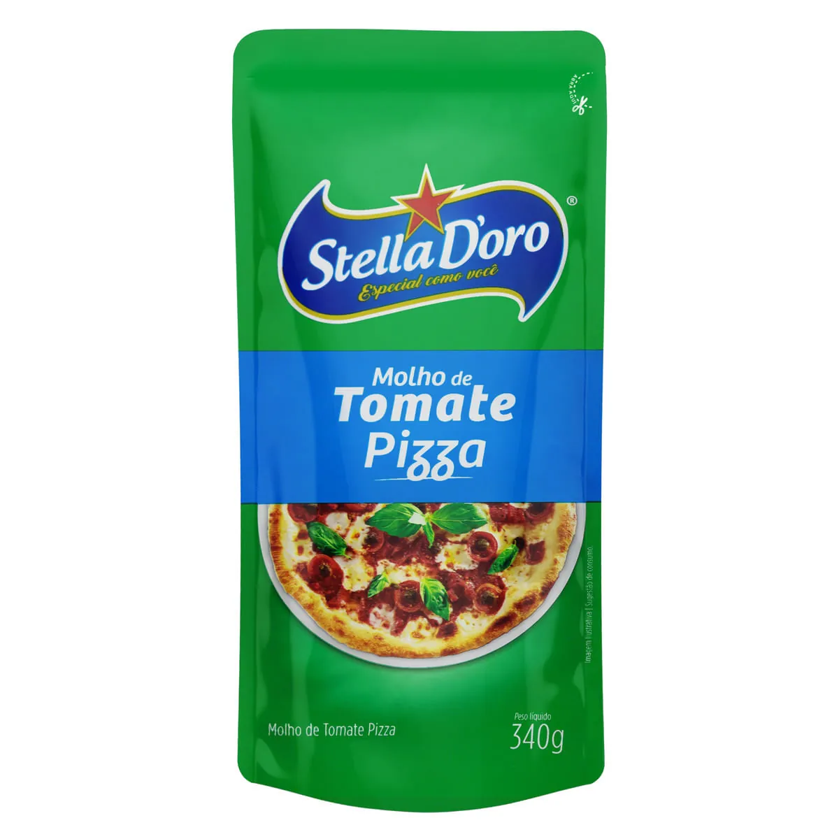 Molho De Tomate Pizza Stella Doro Sachê 340g