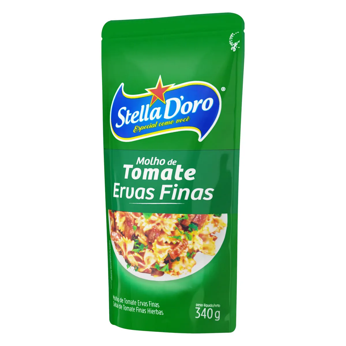 Molho De Tomate Ervas Finas Stella D'oro Sachê 340 g