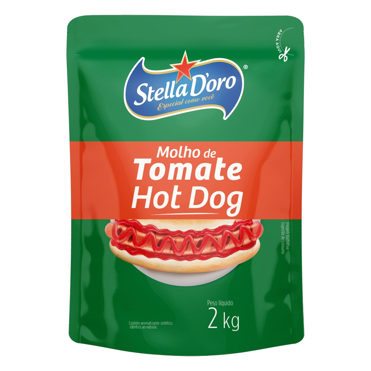 Molho De Tomate Hot Dog Stella Doro Sachê 2kg