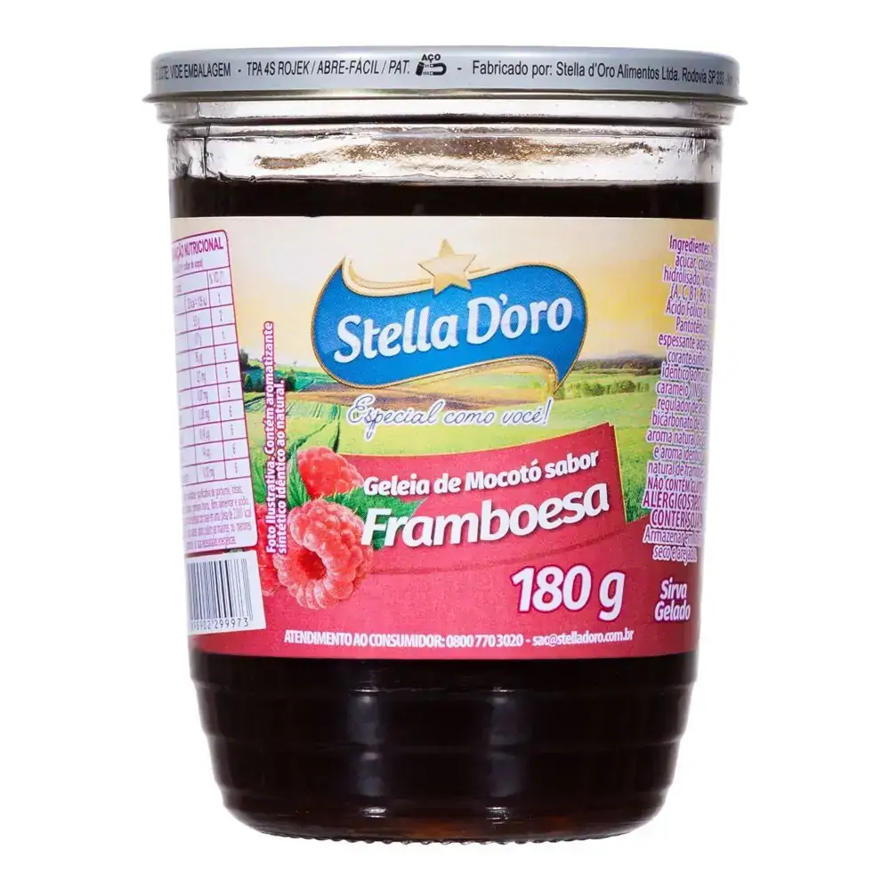 Geleia De Mocoto Framboesa Stella Doro