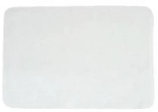 Flanela Rdc Media Branca 28x48cm