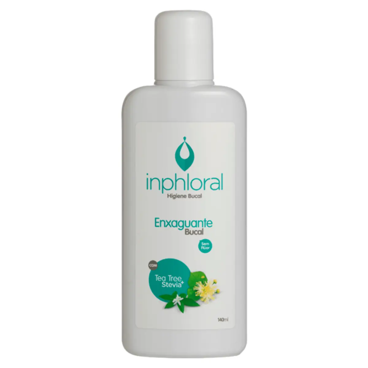 Enxaguante Bucal Inphloral Tea Tree e Stevia 140ml