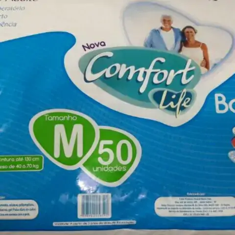 Fralda Confort Life C/50 Unidades