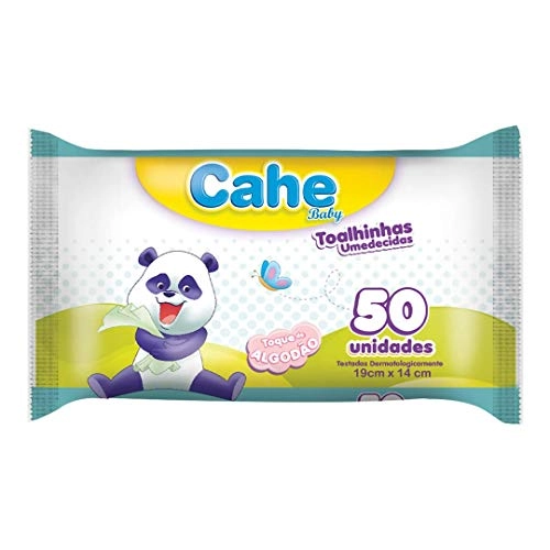 Lenco Umedecido Cahe 50unidade