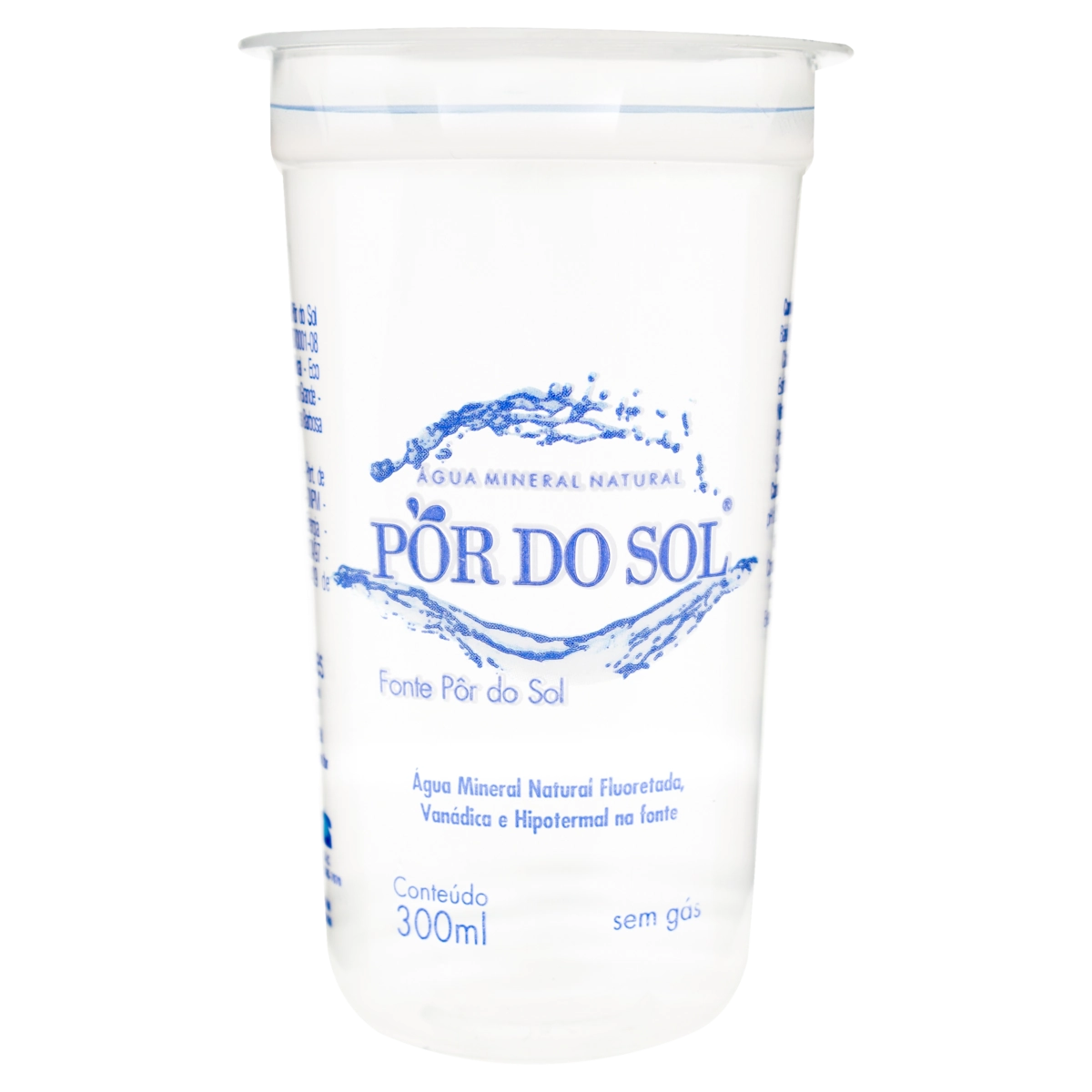 água Mineral Natural Sem Gás Pôr Do Sol Copo 300ml