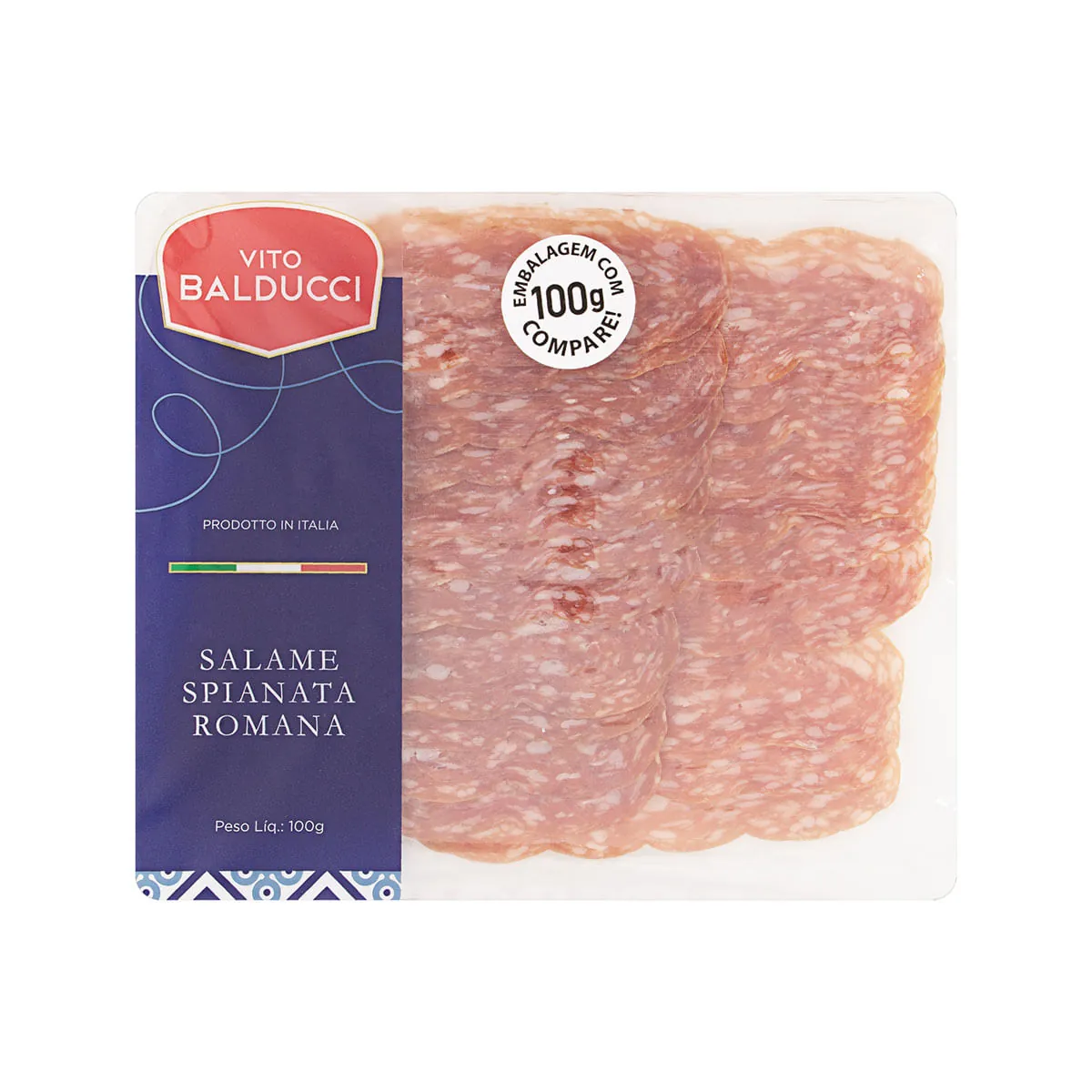 Salame Spianata Romana Vito Balducci 100g