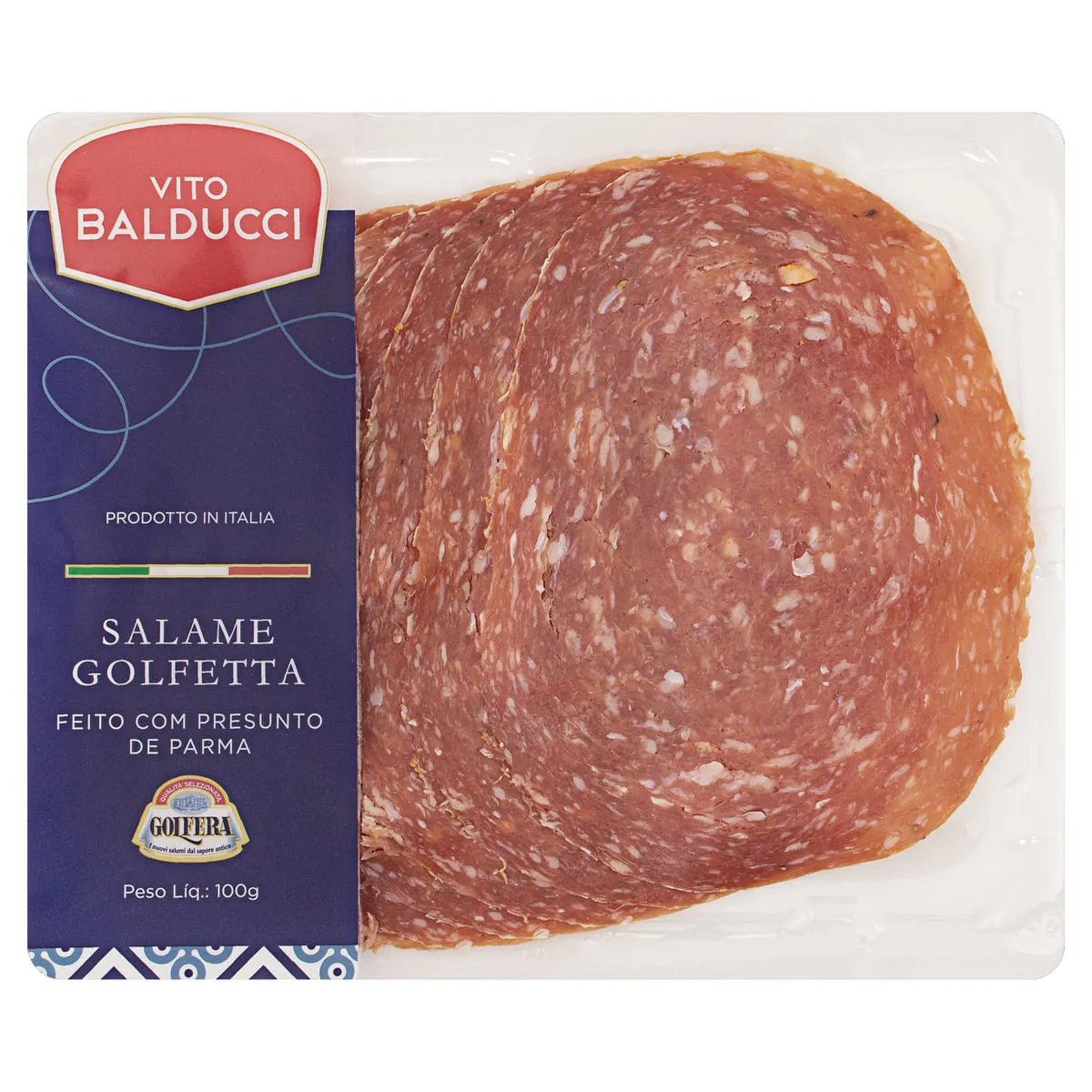 Salame Golfetta Fatiado Vito Balducci 100g