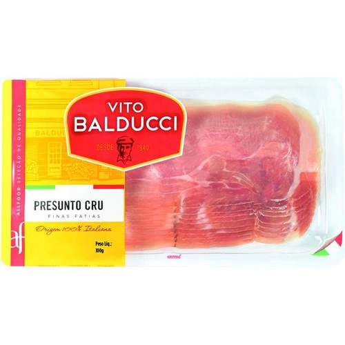 Presunto Italiano Fatiado Vito Balducci 100g
