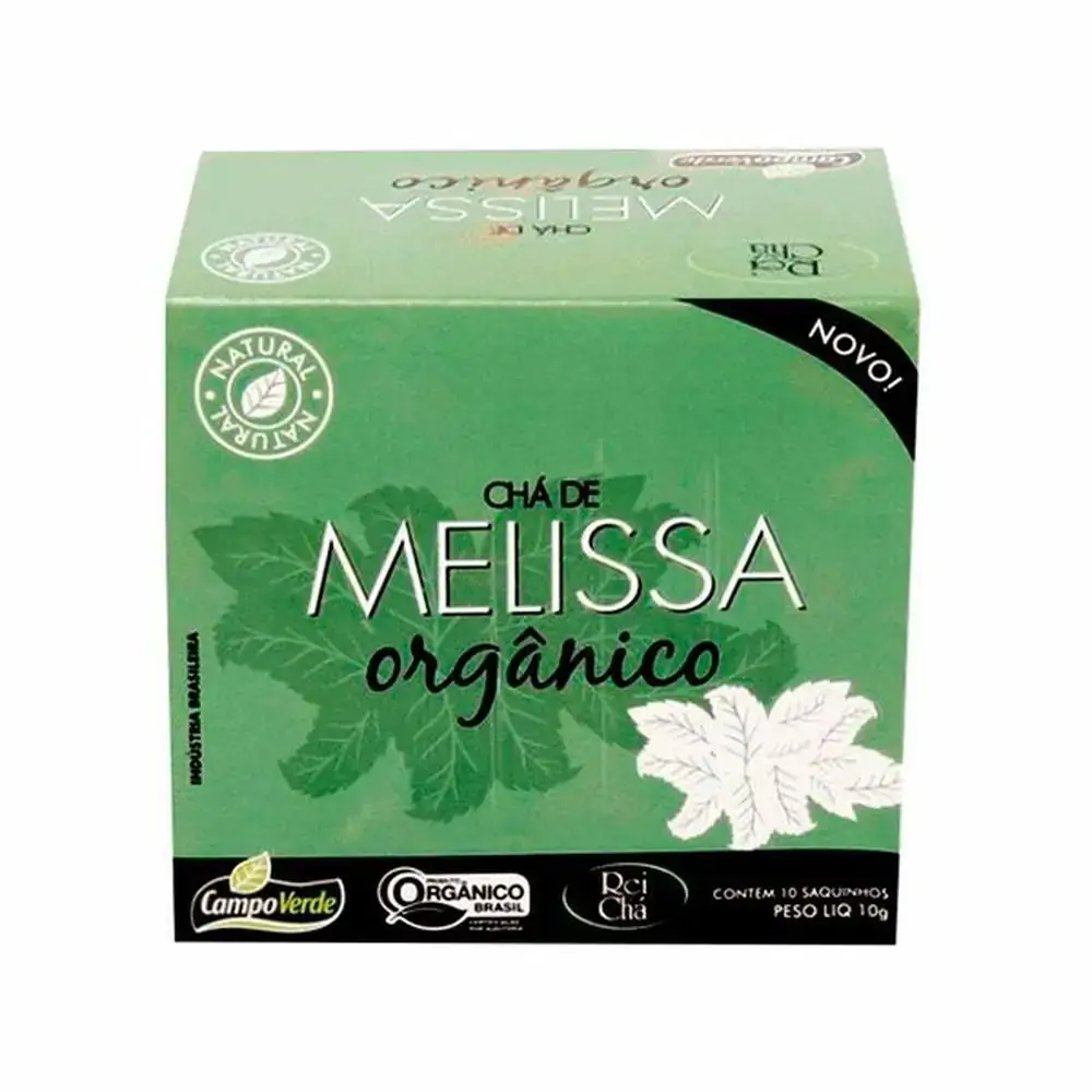 Chá De Melissa Orgânico 10sachês Campo Verde Mamy
