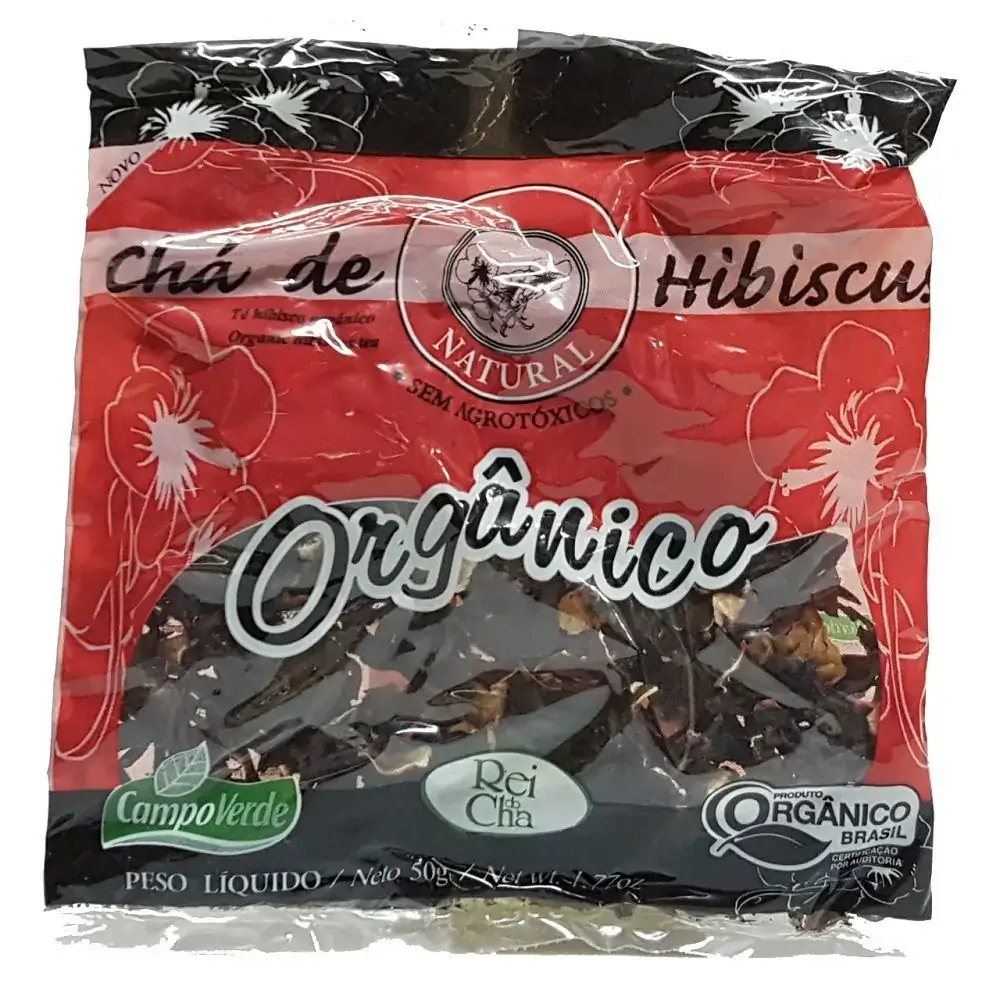 Cha Organico Hibiscus 50g Campo Verde Campo Verde