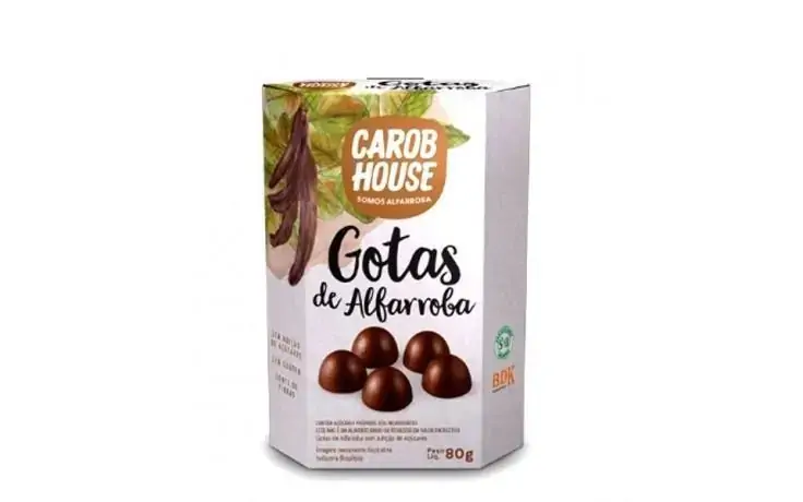 Gotas de Alfarroba CAROB HOUSE 80g
