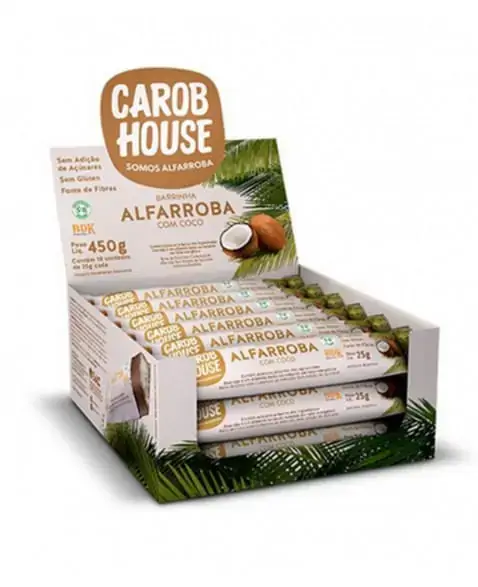 Caixa Alfarroba Com Coco Carob House