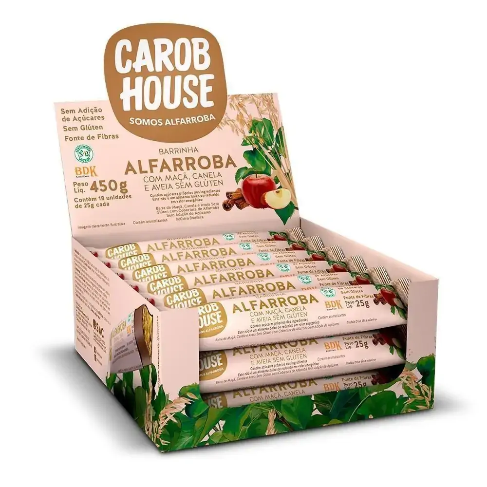 Carob House Alfarroba C Maca Canela E Aveia 30g
