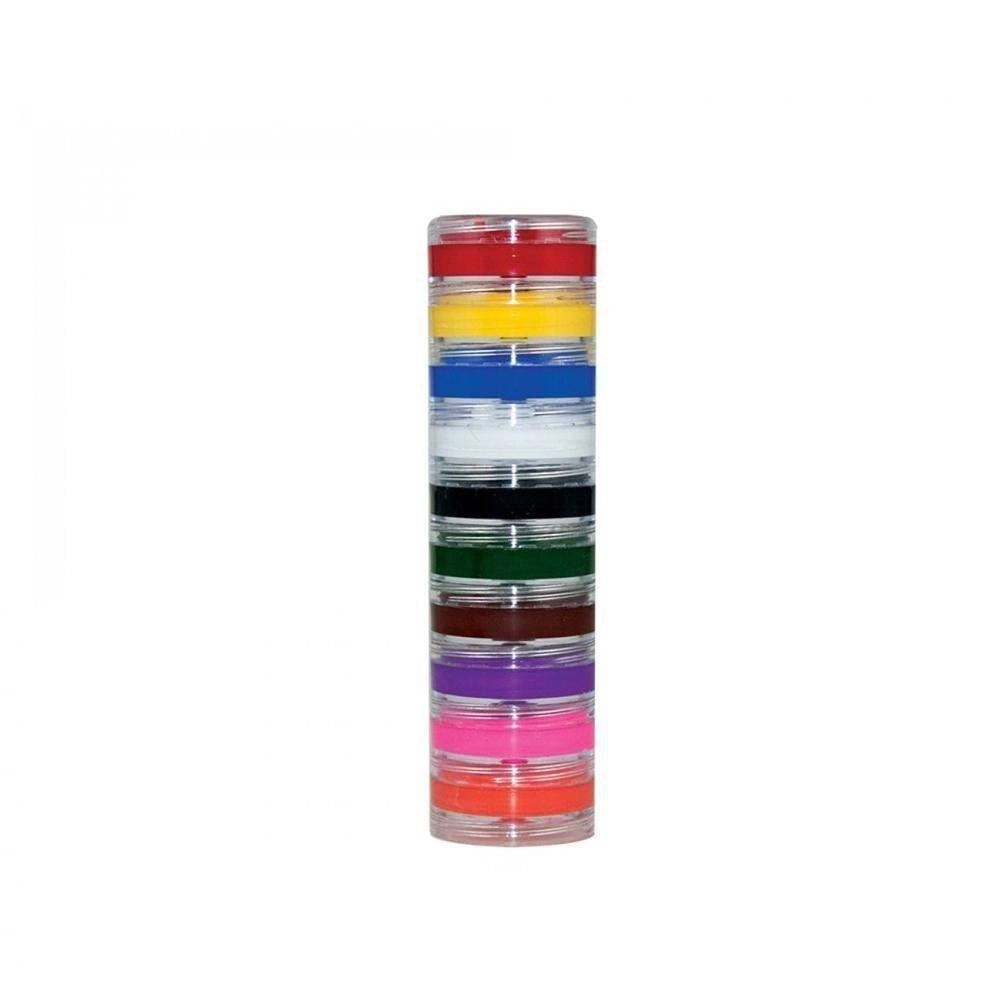 Tinta Maquiagem p/ Pele Color Make Cremosa 10 Cores