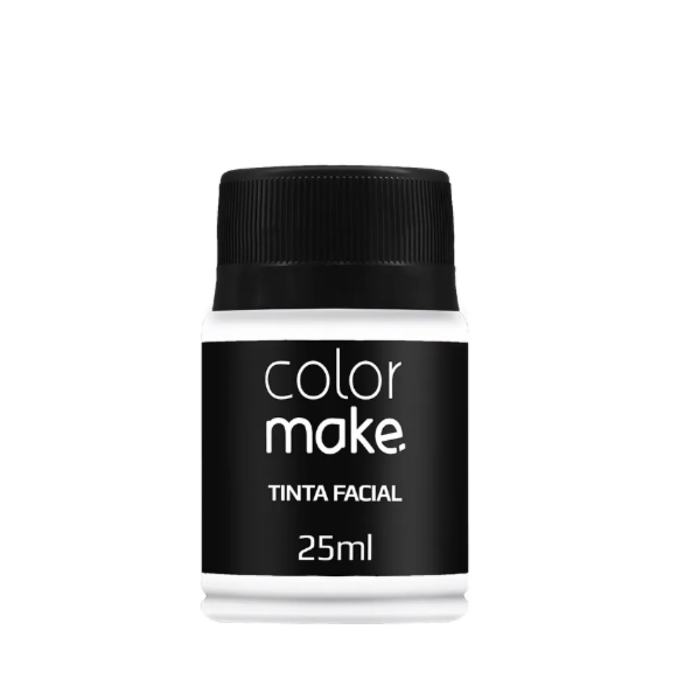 Tinta Maquiagem Liquida 25ml 1302 Branco Atacado Ind Unid Color Make