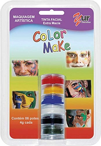 Yur Pintura Facial Cremosa 6 Cores