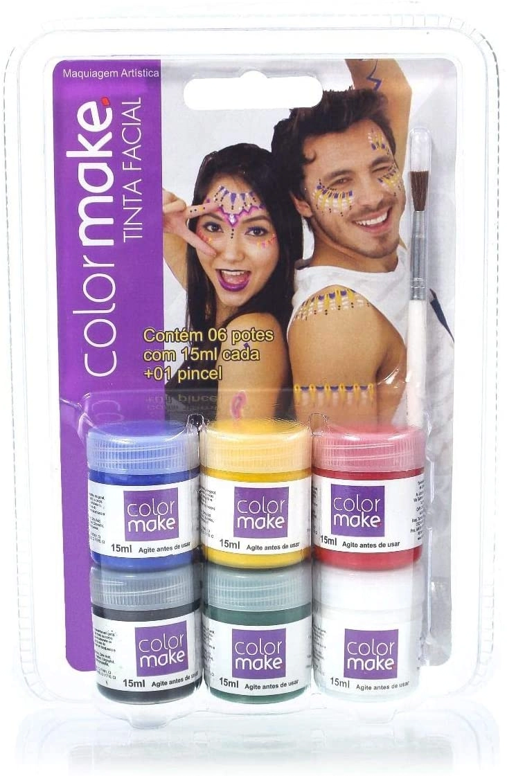Cartela Tinta Liquida Kit C/6 Cores Pi