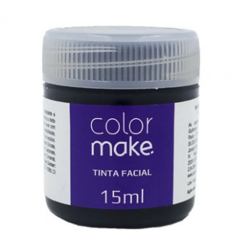 Tinta Liquida Pote 15ml Preto