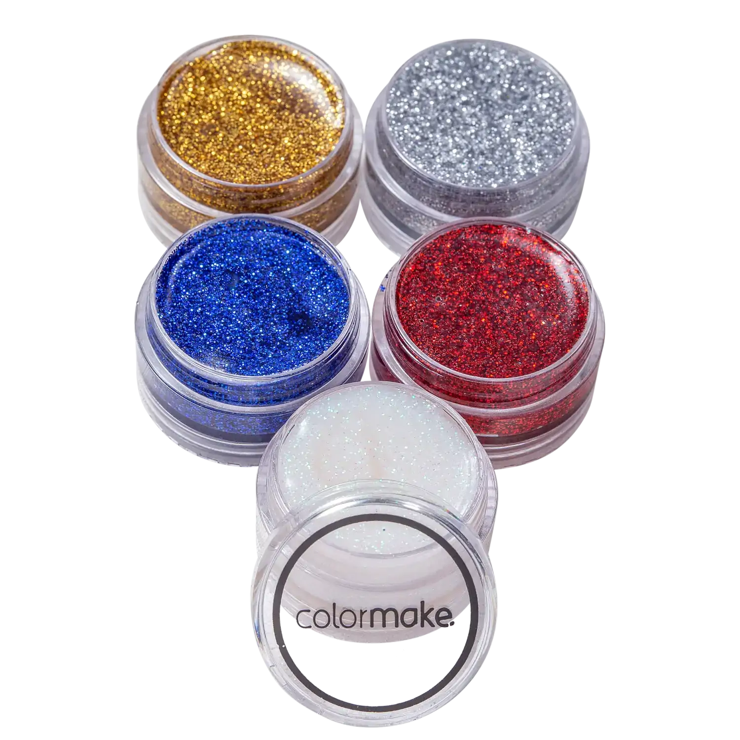 Glitter Cremoso Kit 5 Cores