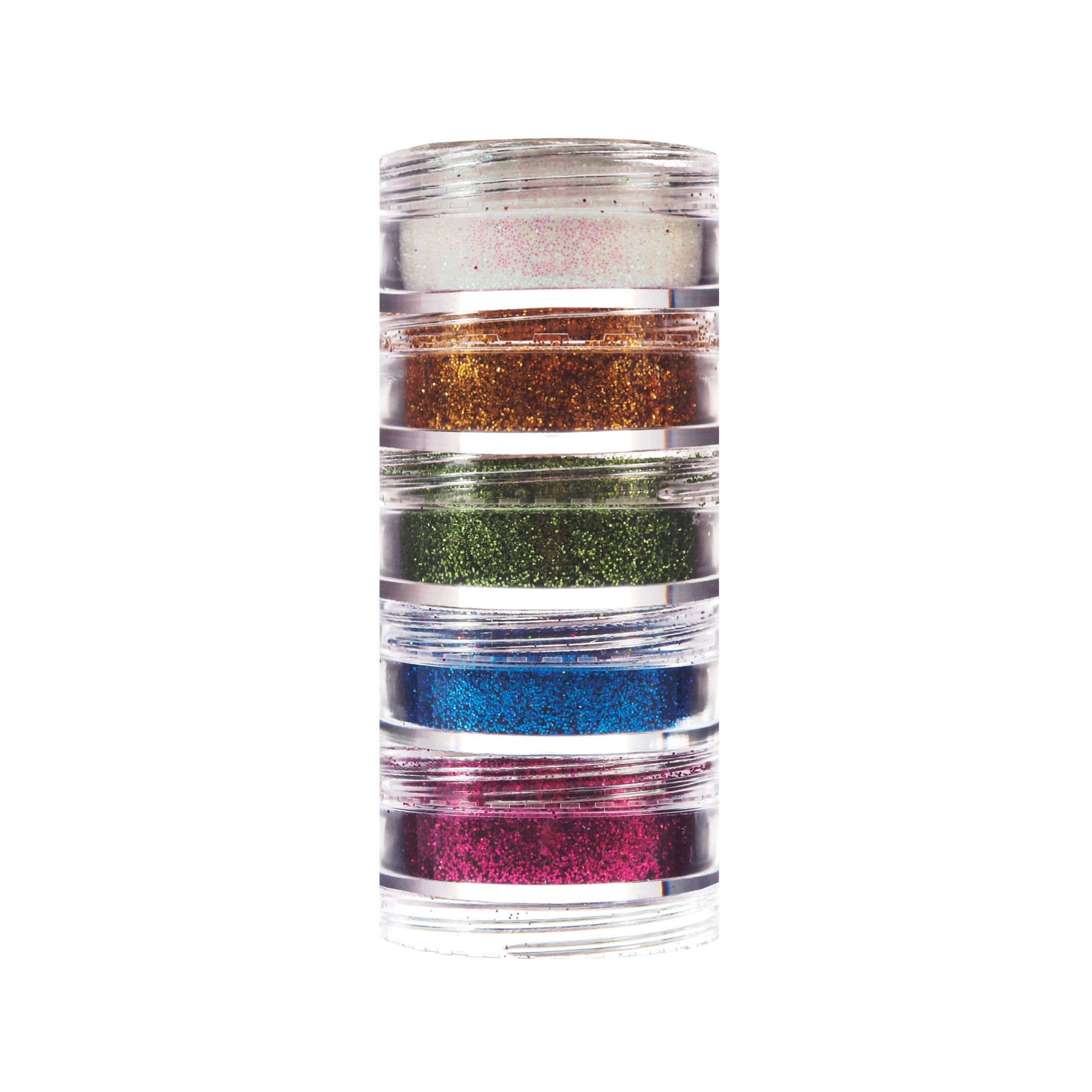 Glitter Po Cosmetics Kit C/5 Cores