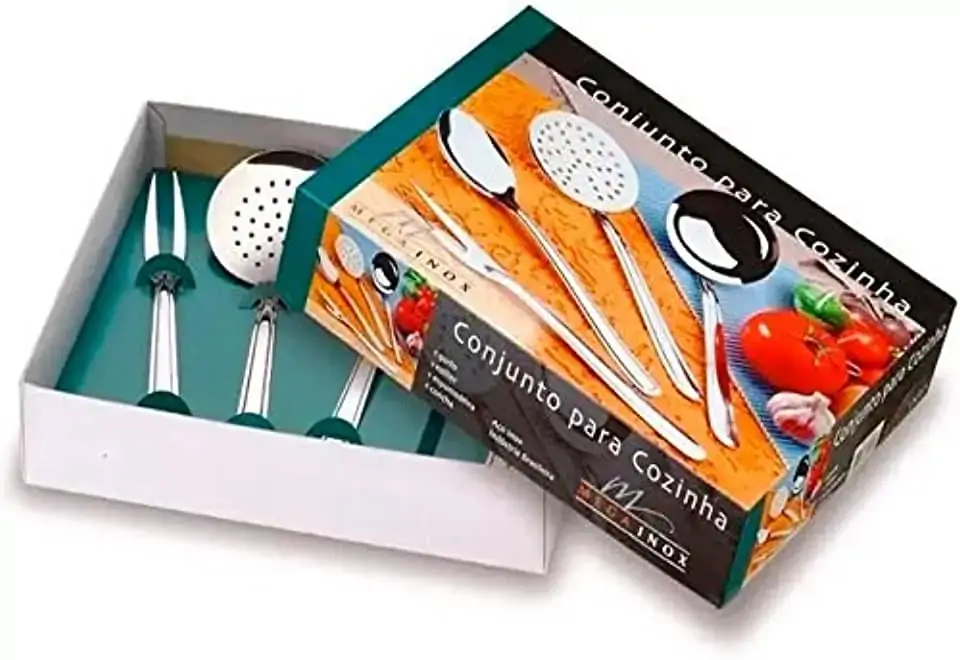 Conjunto P/salada Madefer Inox C/2 Pcs