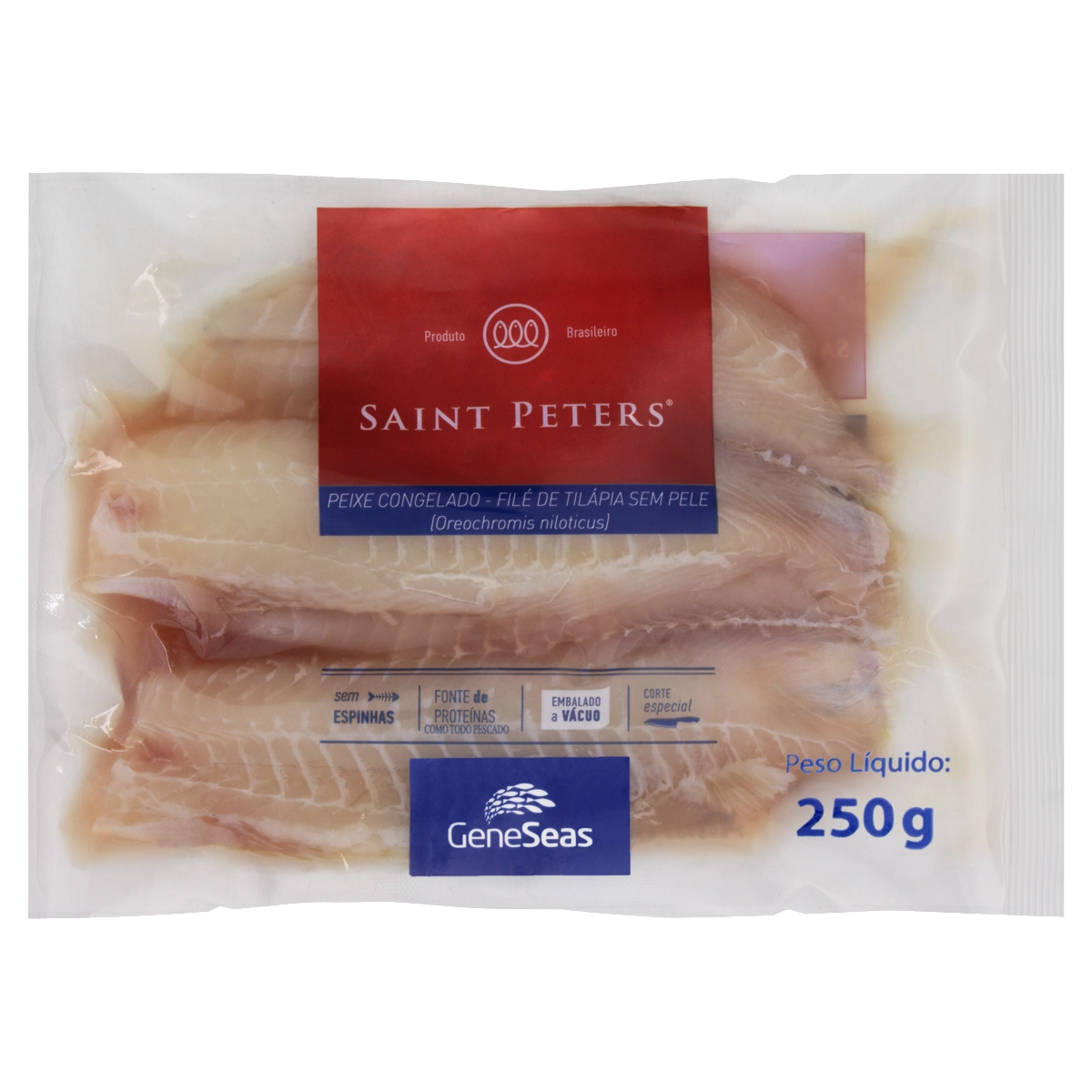 Filé de Tilápia SAINT PETERS Congelado Pacote 250g