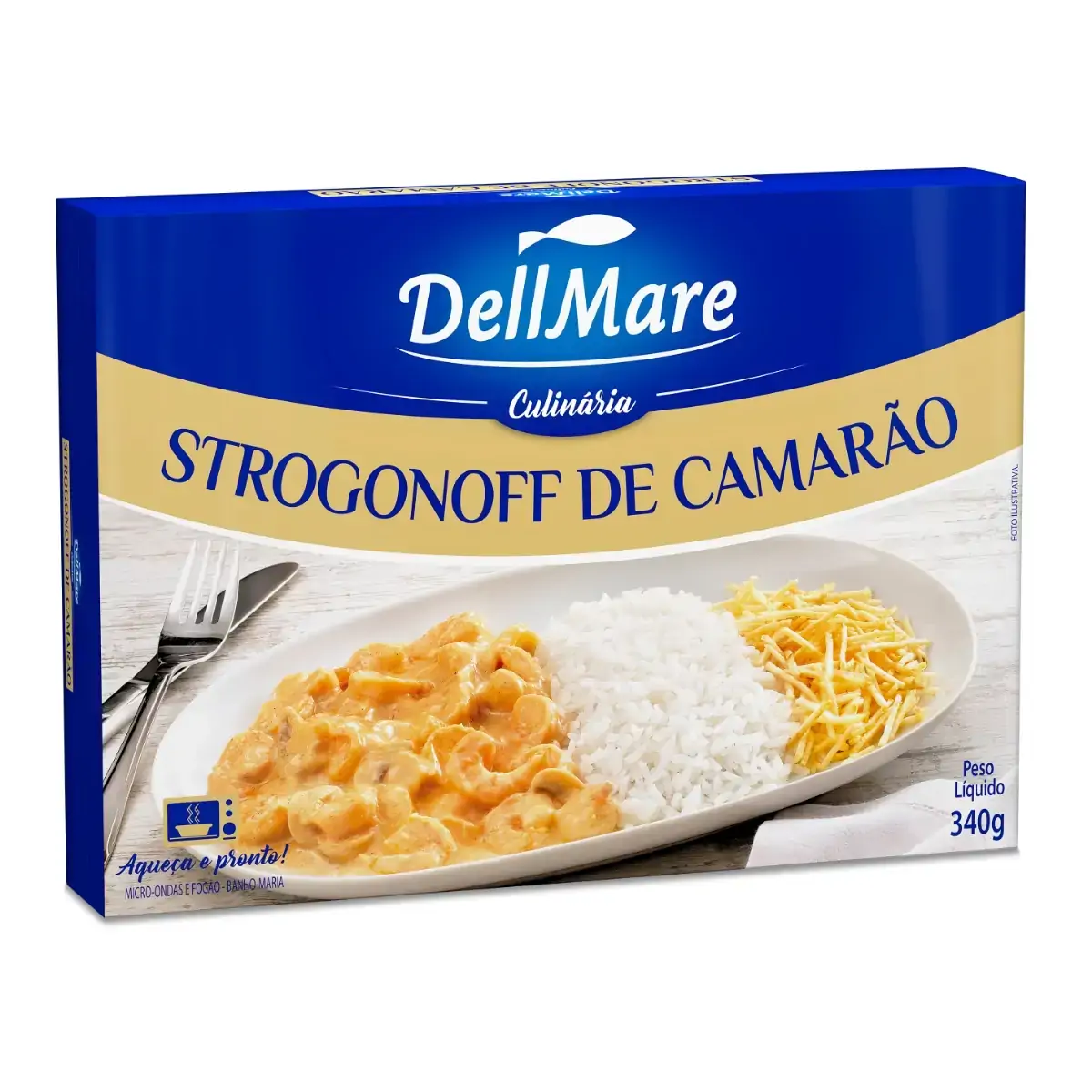 Strogonoff Dellmare Camarao 340 G