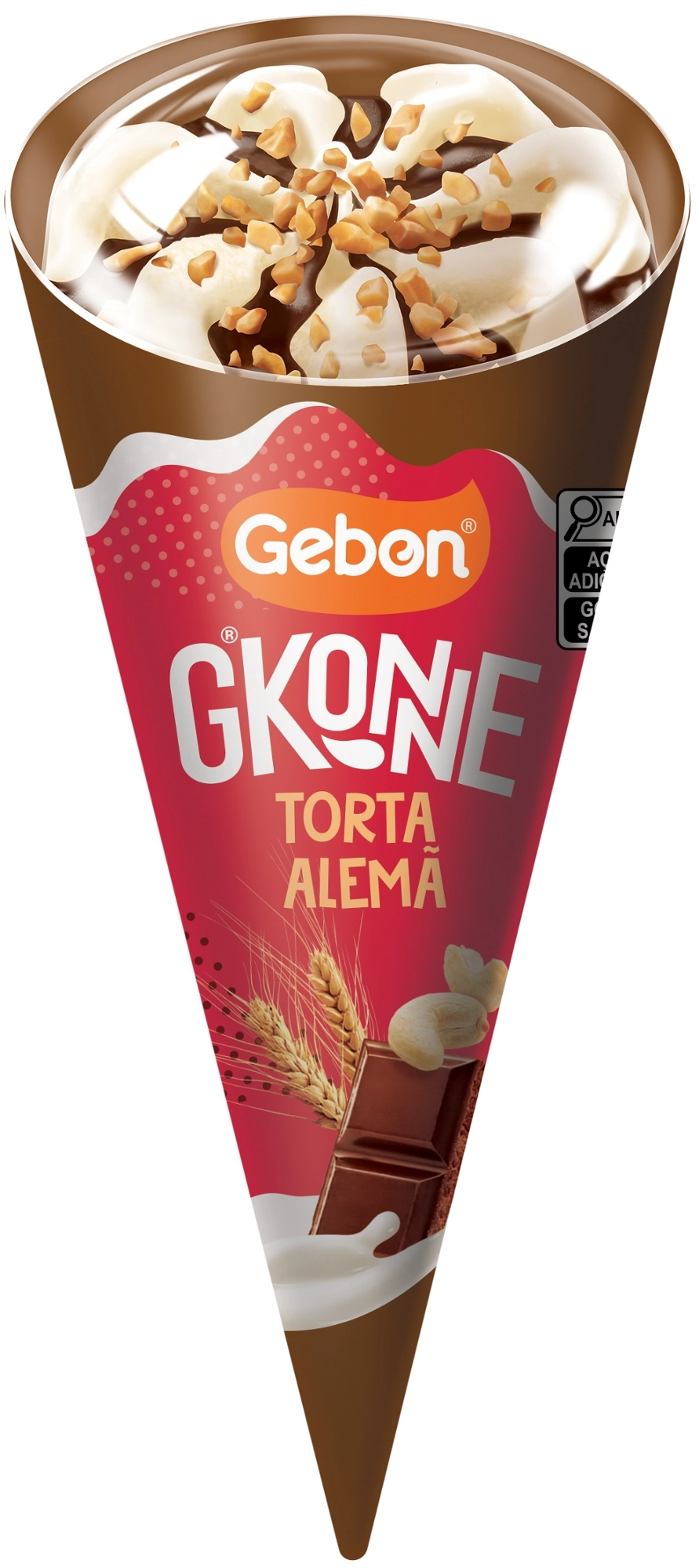 Sorvete Gebon Konne Torta Alema