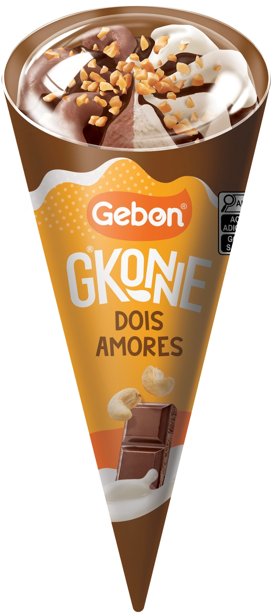 Sorvete Gebon Konne Dois Amores