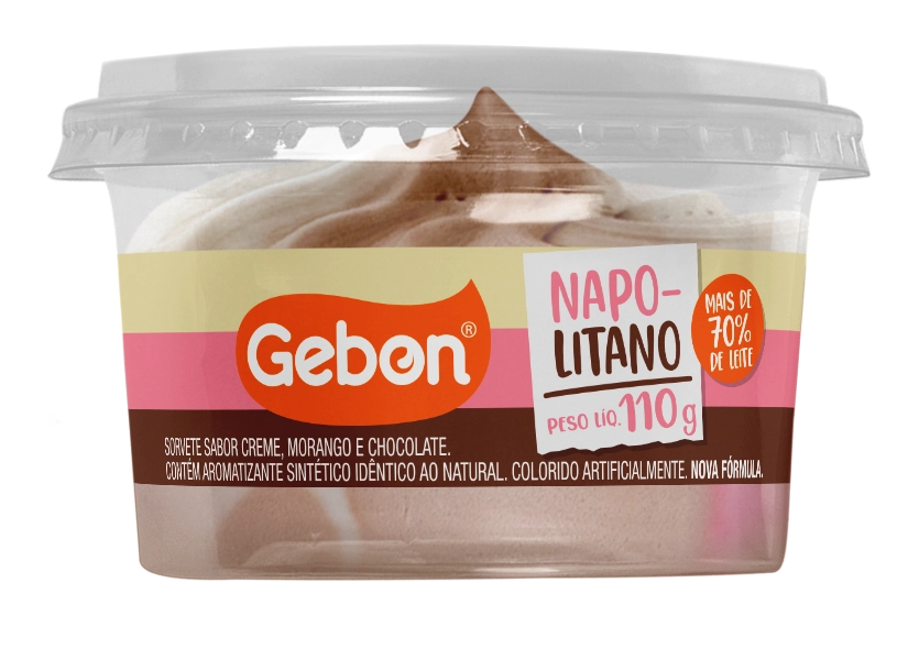 Sorvete Gebon Copo Esp.napolitano