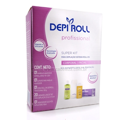 Depi Roll Kit Super P/dep Aparelho Bivolt