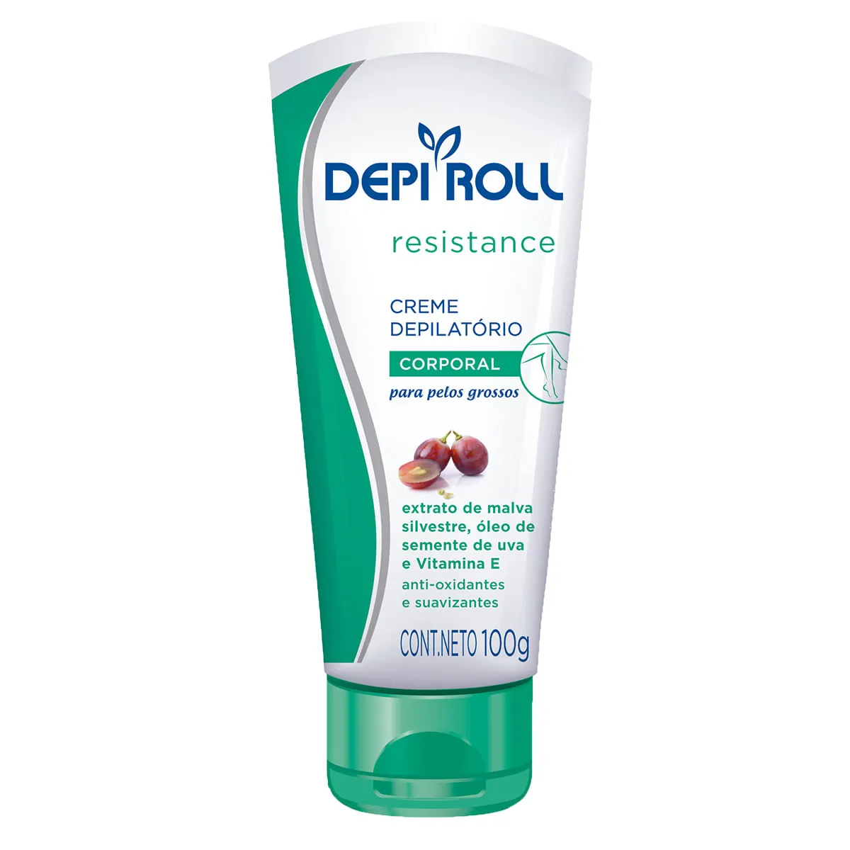 Creme Depilatório Corporal para Todos os Tipos de Pele Depi Roll Resistance 100ml