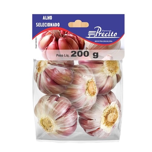 Alho Precito Pacote 200g Roxo