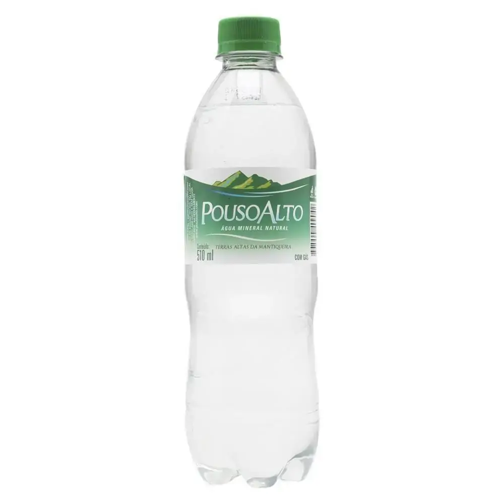 Agua Pouso Alto C/gas 510ml