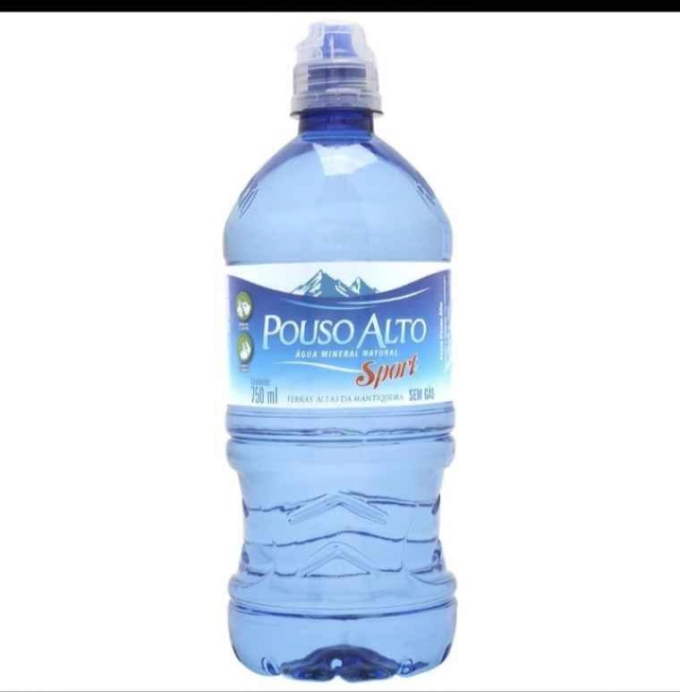 água Mineral Natural Sem Gás Pouso Alto Sport Squeeze 751ml