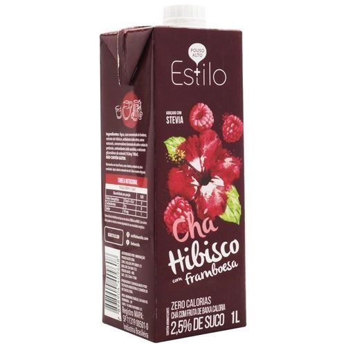 Pousoalto Cha Hibisco C/framboesa 1l