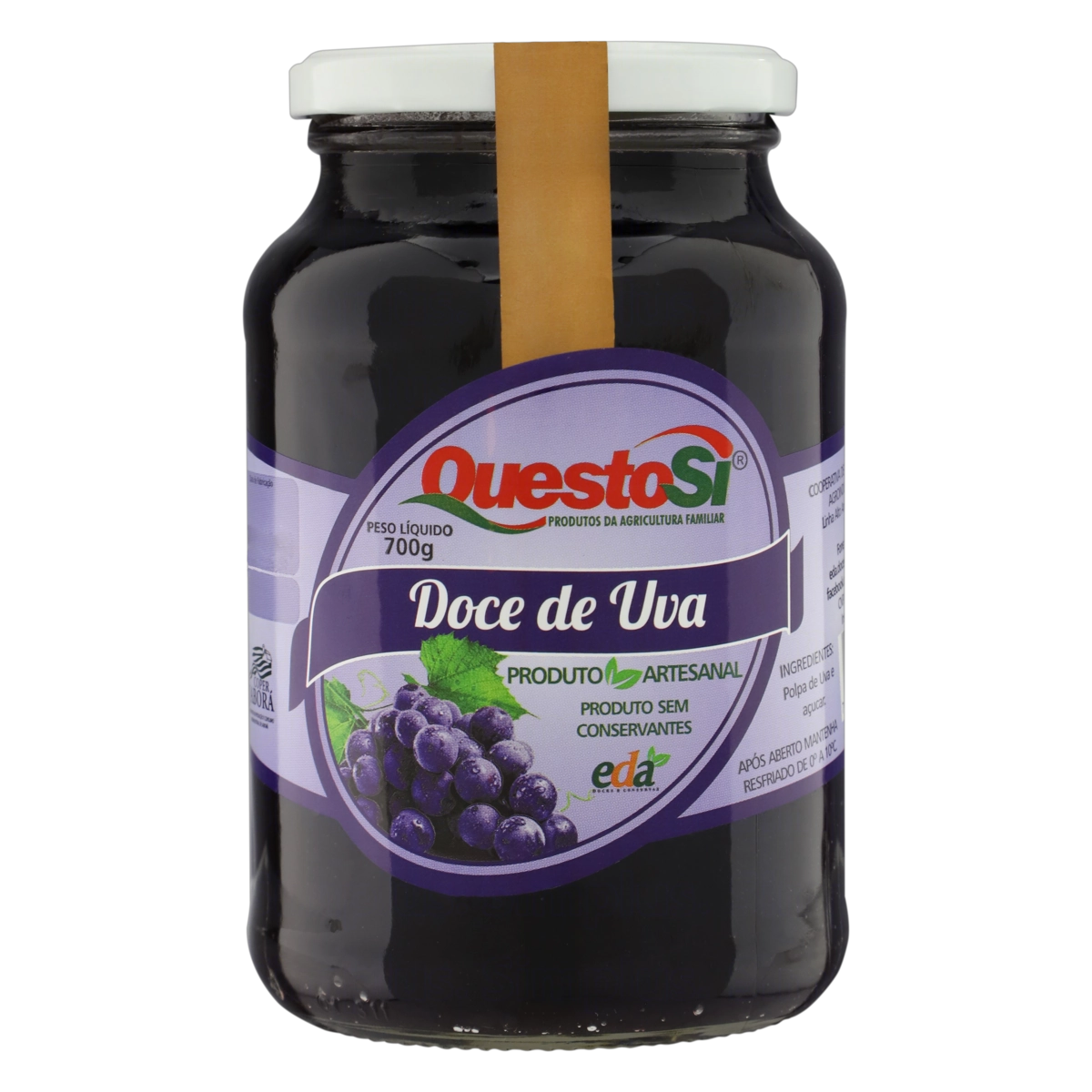 Doce Uva Questo Si Vidro 700g