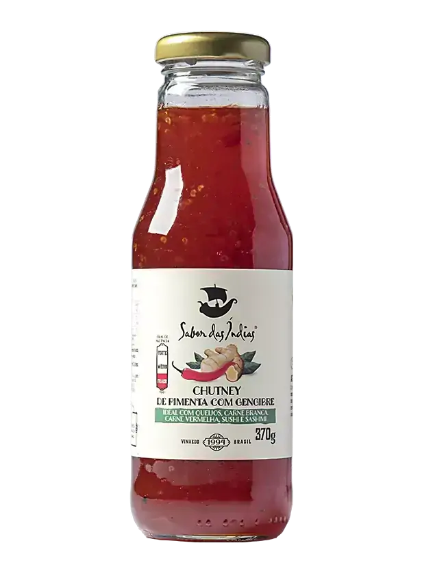 Chutney de Pimenta com Gengibre