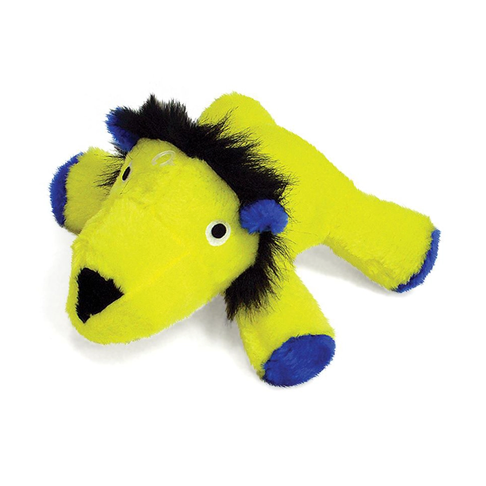 Brinquedo Chalesco Para Cães Pelúcia Leão Amarelo