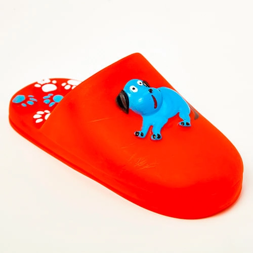 Brinquedo Chalesco Para Cães Vinil Chinelo