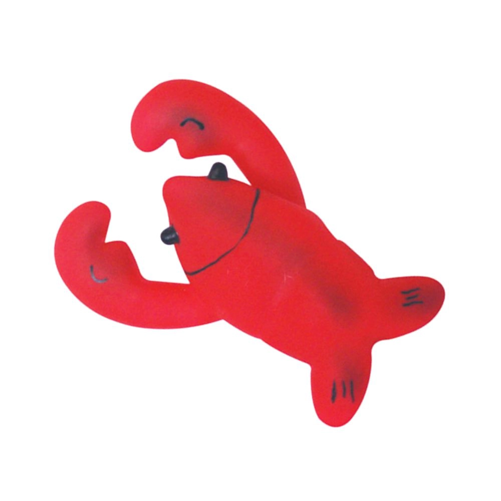 Brinquedo Chalesco Para Cães Lagosta Vinil Vermelho