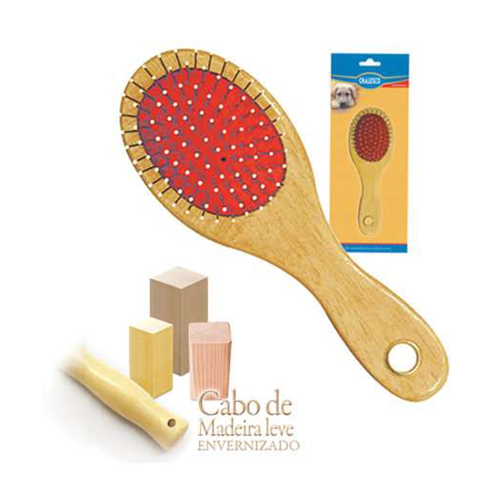 Escova Pet Mad.23cm 0220 Chalesco